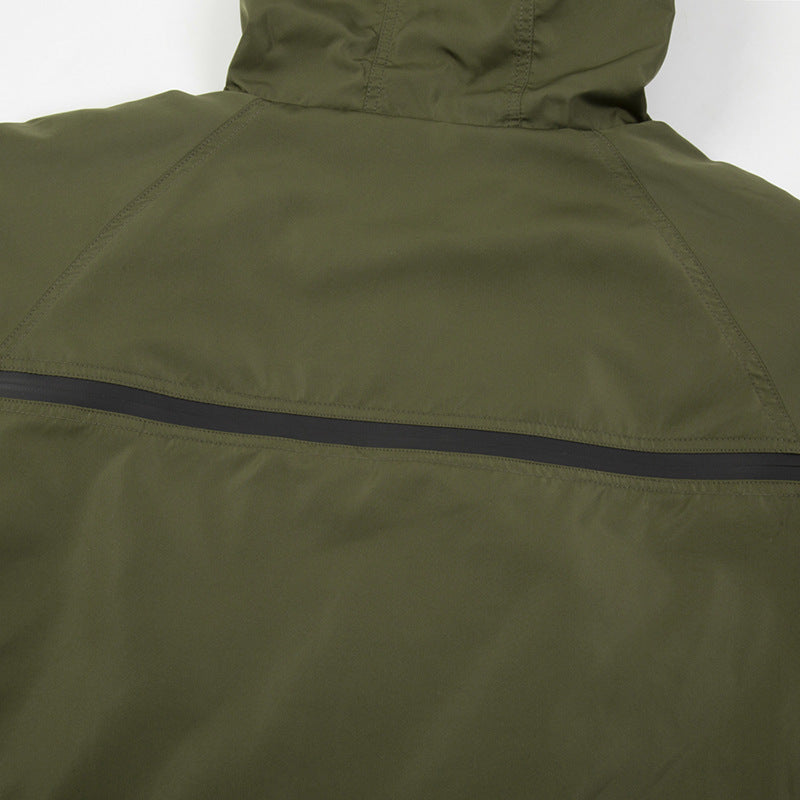 Giacca impermeabile funzionale in cotone intercambiabile per uomo